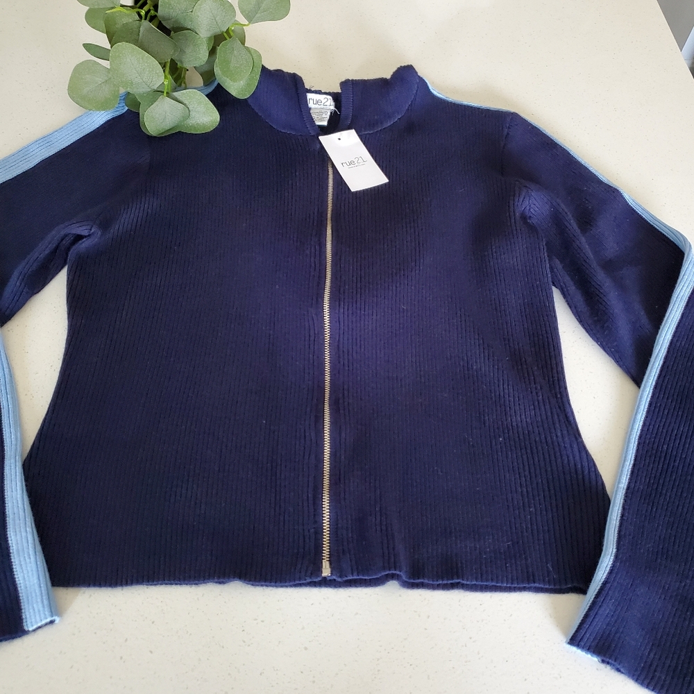 NWT zip hoodie sweater from Rue 21